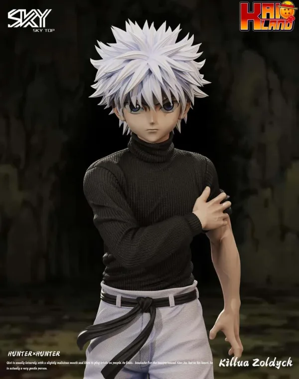 Hunter x Hunter Sky Top Studio Killua Zoldyck Resin Statue 6