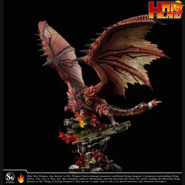 Monster Hunter S6 Studio Rathalos Resin Statue 2