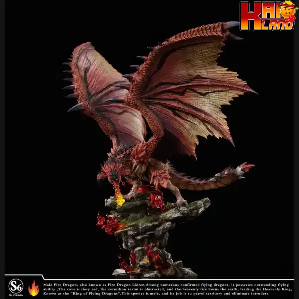 Monster Hunter S6 Studio Rathalos Resin Statue 3