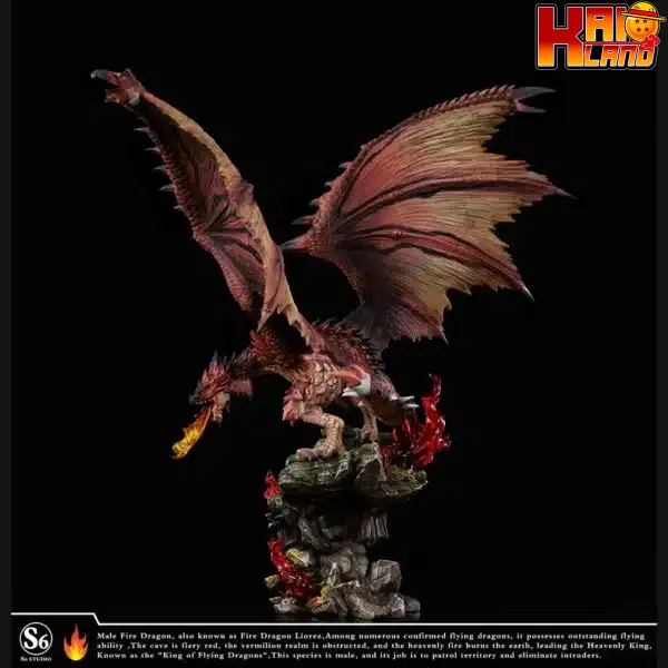 Monster Hunter S6 Studio Rathalos Resin Statue 4