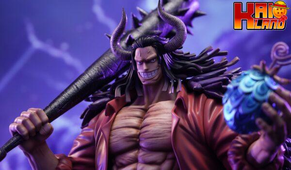 One Piece Ji Ke Studio Young Kaido Resin Statue 2 scaled