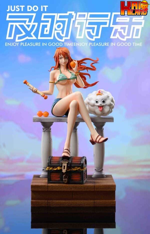 One Piece Just Do It Studio After Two Years Navigator Nami Resin Statue 2 scaled