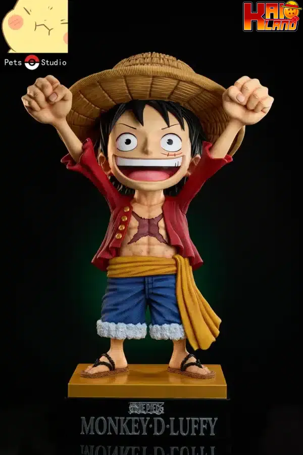 One Piece Pets Studio Luffy Resin Statue 2