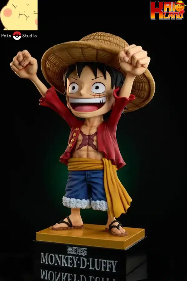 One Piece Pets Studio Luffy Resin Statue 3