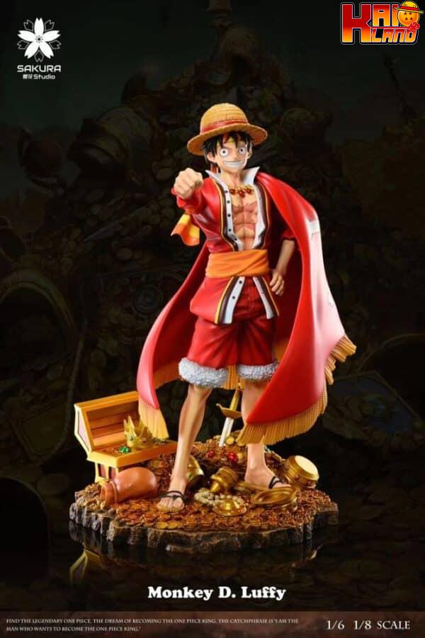One Piece Sakura Studio Luffy Resin Statue 1