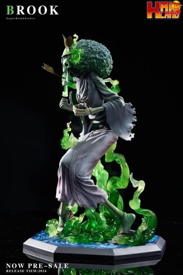 One Piece Super Bomb Studio Wano Country Brook Resin Statue 5 scaled