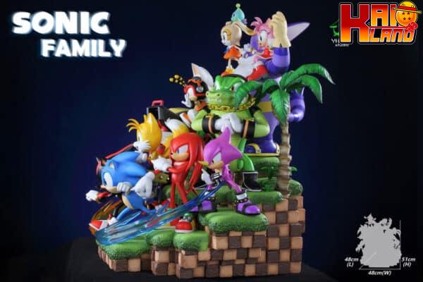 Sonic Joy station Sonic family Resin Statue 1