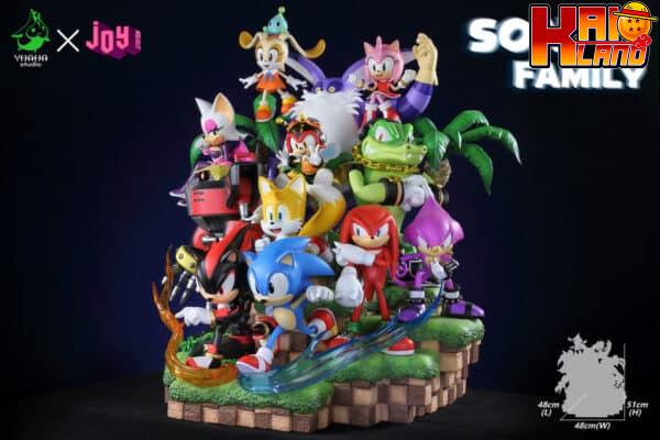 Sonic Joy station Sonic family Resin Statue 3