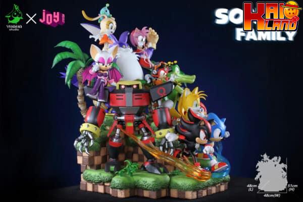 Sonic Joy station Sonic family Resin Statue 4