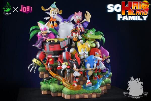 Sonic Joy station Sonic family Resin Statue 6