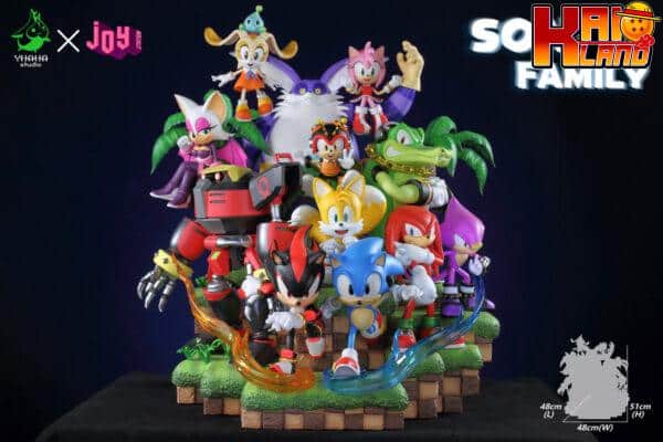 Sonic Joy station Sonic family Resin Statue 7