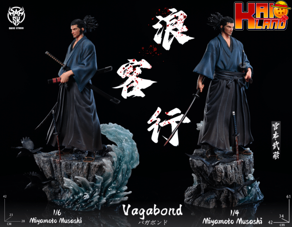 Vagabond Mask Studio Miyamoto Musashi Resin Statue 2