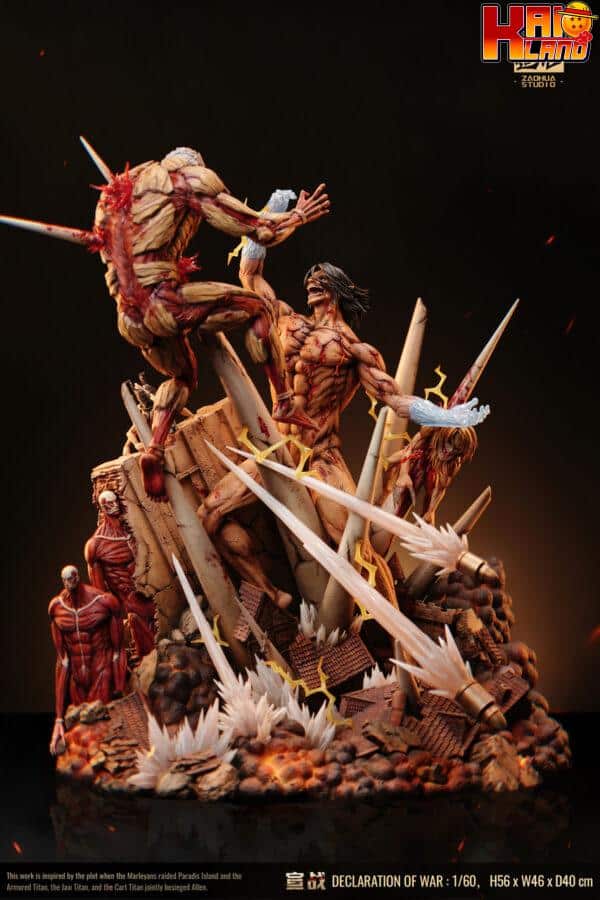 Attack On Titan ZaoHua Studio Declaration Of War Resin Statue 1