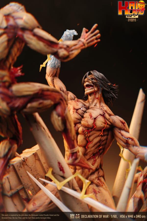 Attack On Titan ZaoHua Studio Declaration Of War Resin Statue 4