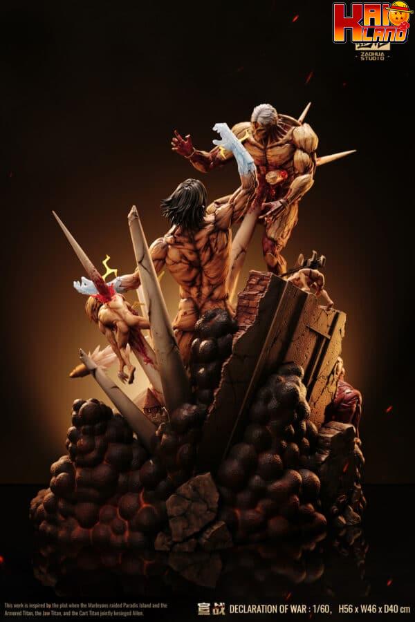 Attack On Titan ZaoHua Studio Declaration Of War Resin Statue 5