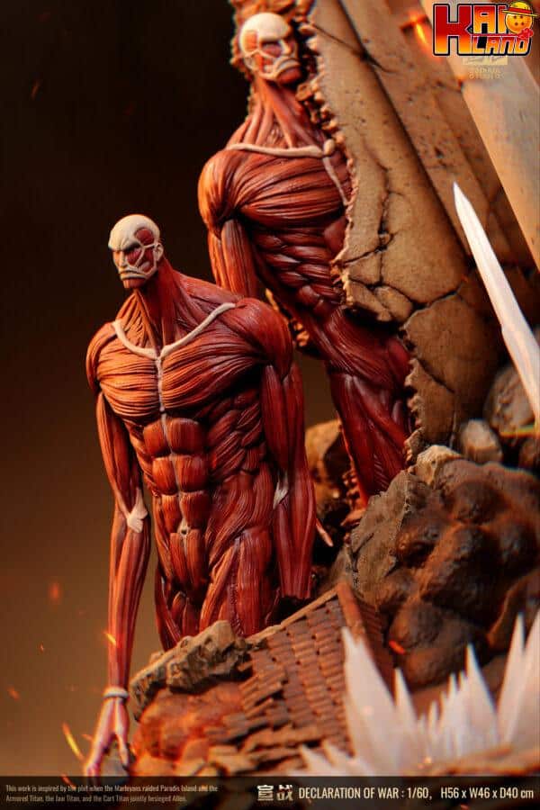 Attack On Titan ZaoHua Studio Declaration Of War Resin Statue 7