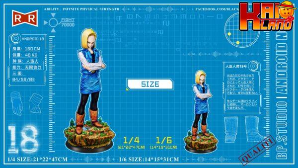 Dragon Ball BP Studio Android 18 C18 Resin Statue 3 scaled