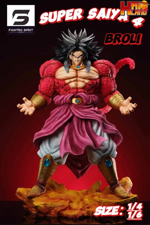 Dragon Ball Fighting Sprit Studio SS4 Broly Resin Statue 1 scaled