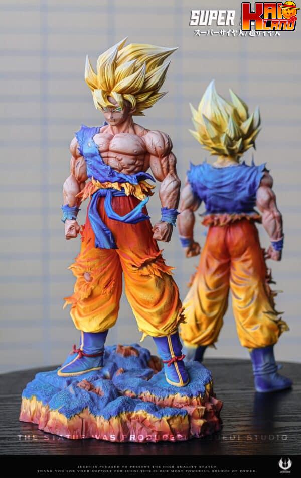 Dragon Ball JD Studio First Super Saiyan Son Goku Resin Statue 0 scaled