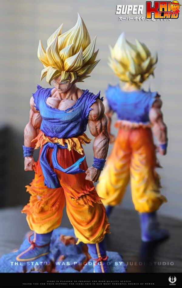 Dragon Ball JD Studio First Super Saiyan Son Goku Resin Statue 1 scaled