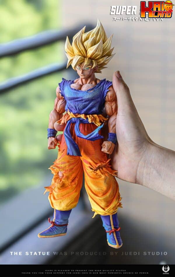 Dragon Ball JD Studio First Super Saiyan Son Goku Resin Statue 2 scaled