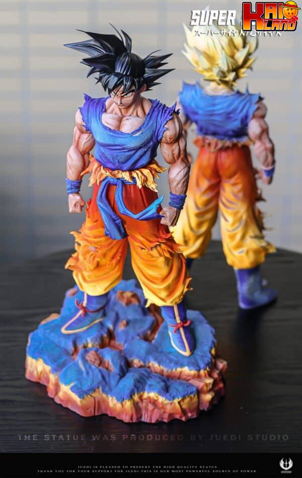 Dragon Ball JD Studio First Super Saiyan Son Goku Resin Statue 4 scaled
