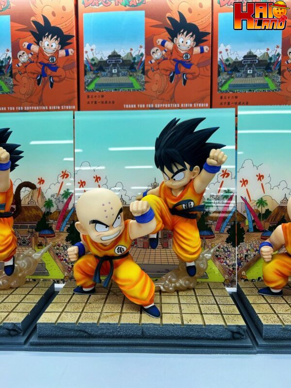 Dragon Ball Kylin Studio Goku Vs Krillin Resin Statue 1 1