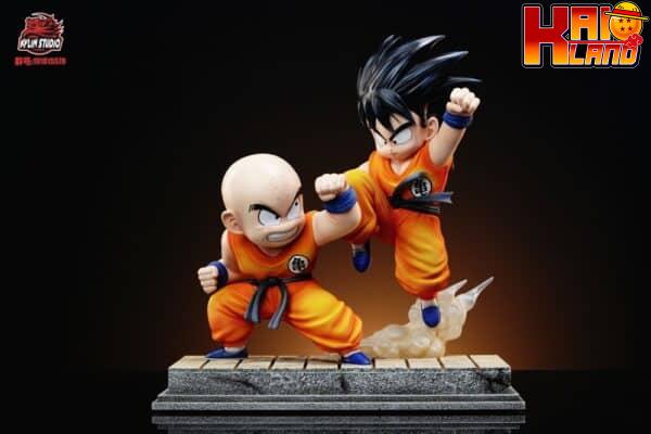 Dragon Ball Kylin Studio Goku Vs Krillin Resin Statue 3