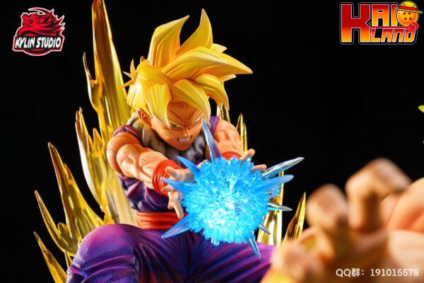 Dragon Ball Kylin Studio Super Saiyans VS Broly Resin Statue 3 scaled