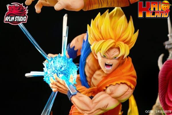 Dragon Ball Kylin Studio Super Saiyans VS Broly Resin Statue 6 scaled