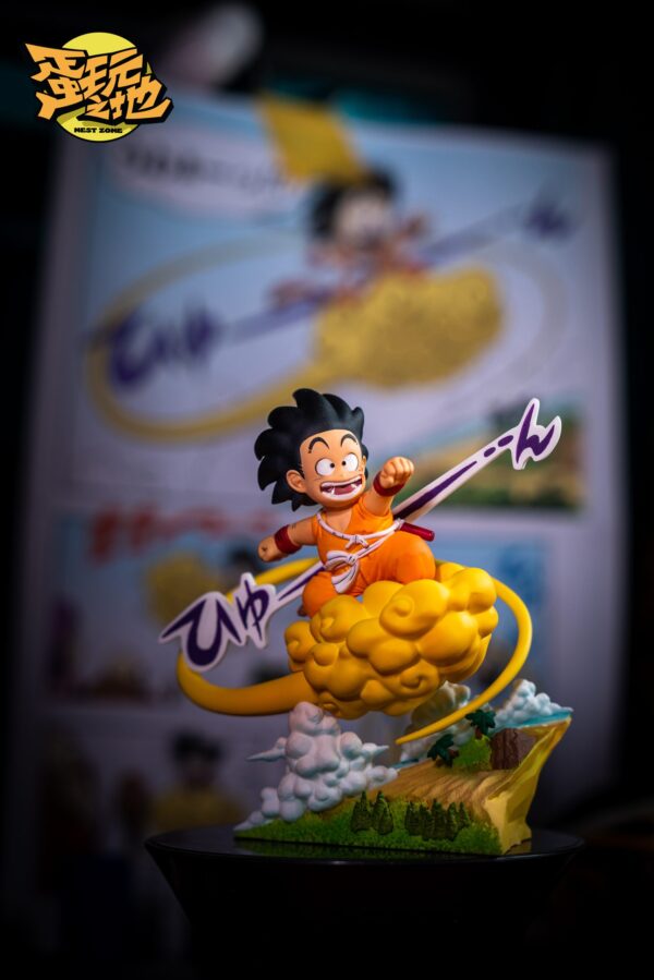 Dragon Ball Nest Zone Studio Son Goku Kid Resin Statue 6 scaled