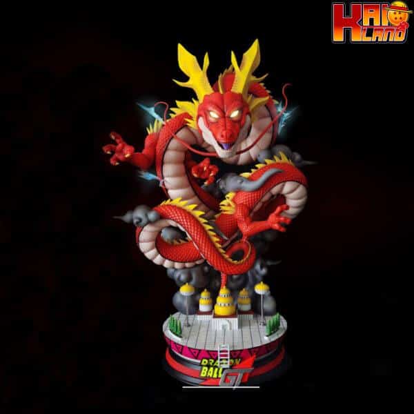 Dragon Ball YY Studio Shenron Red Resin Statue 1