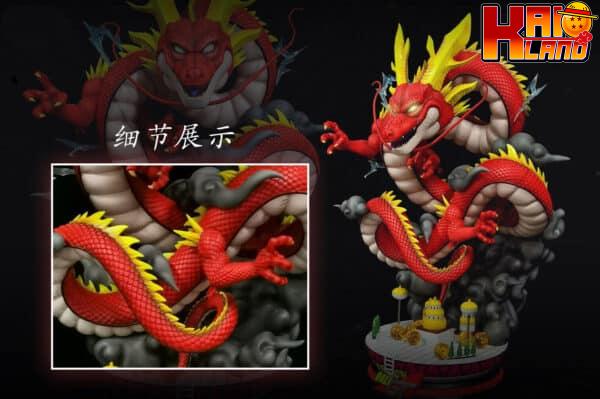 Dragon Ball YY Studio Shenron Red Resin Statue 3