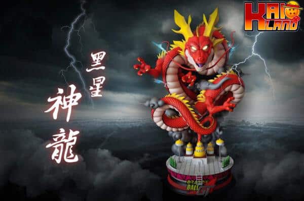 Dragon Ball YY Studio Shenron Red Resin Statue 4