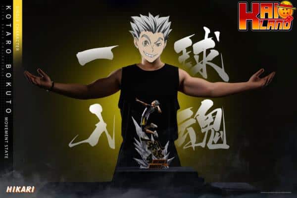 Haikyuu HIKARI Studio Bokuto Kotaro Resin Statue 3