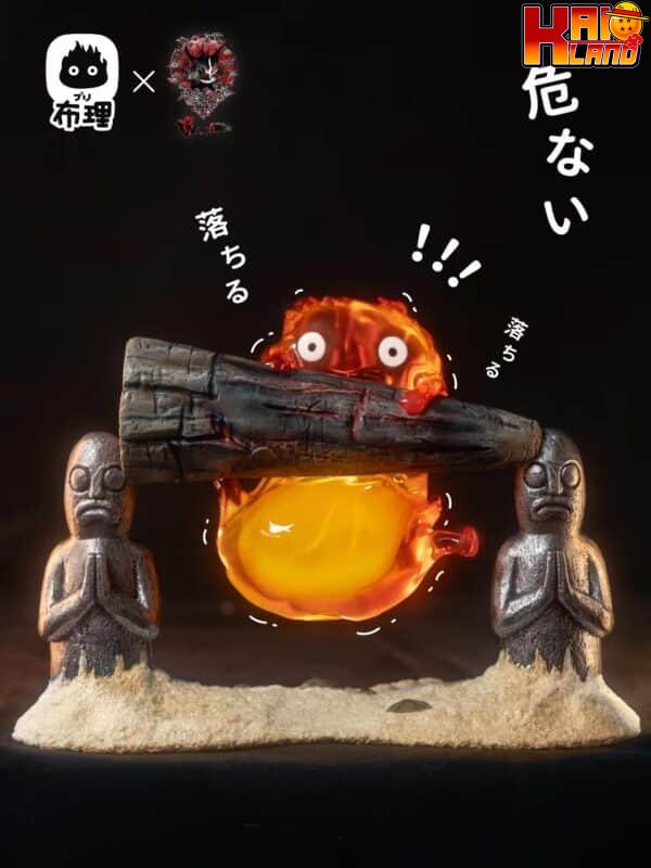 Howls Moving Castle Buri Studio x Weare A Design Studio Calcifer Resin Statue 0