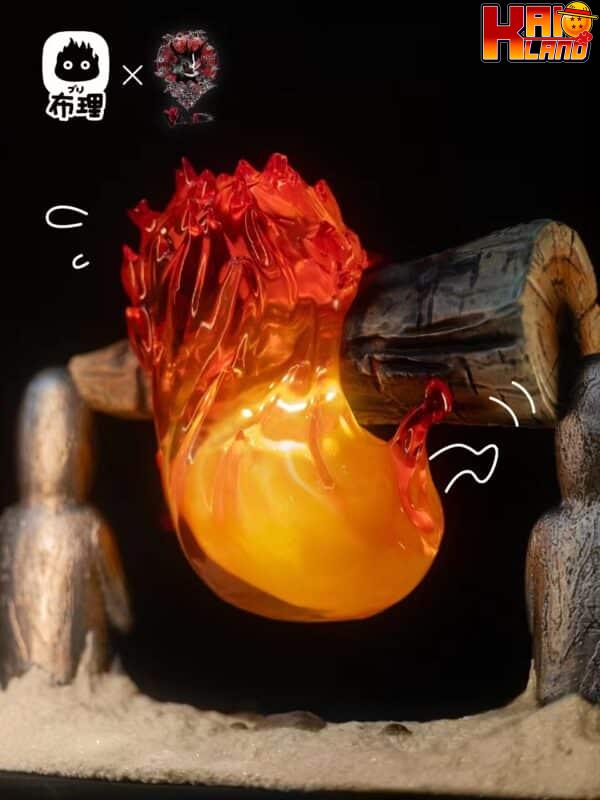 Howls Moving Castle Buri Studio x Weare A Design Studio Calcifer Resin Statue 3