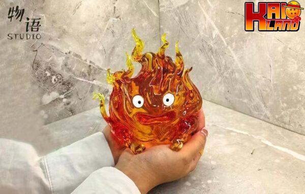 Howls Moving Castle Wu Yu Studio Calcifer Resin Statue 8