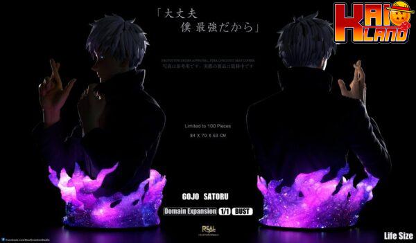 Jujutsu Kaisen Real Creation Studio Satoru Gojo Resin Statue 6