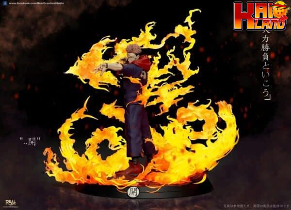 Jujutsu Kaisen Real Creation Studio Sukuna Flame Arrow Resin Statue 1