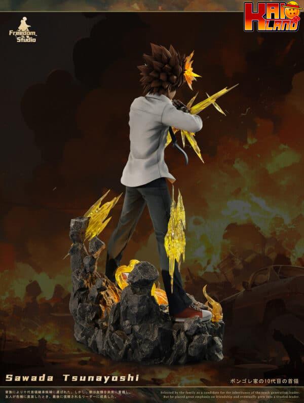 Katekyo Hitman Reborn Freedom Studio Sawada Tsunayoshi Resin Statue 5