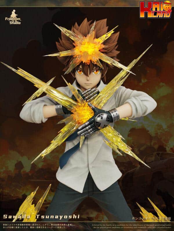 Katekyo Hitman Reborn Freedom Studio Sawada Tsunayoshi Resin Statue 6