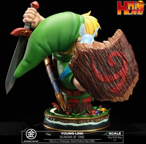 Legend of Zelda Kintsukuroi Creations Young Link Bust Life Size Resin Statue 4