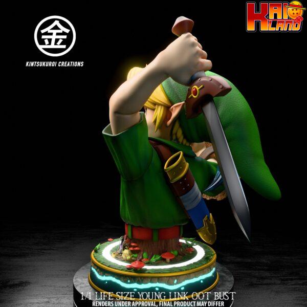 Legend of Zelda Young Link Bust Life Size Resin Statue 3