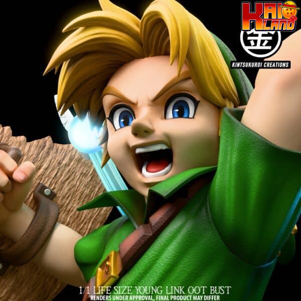 Legend of Zelda Young Link Bust Life Size Resin Statue 6