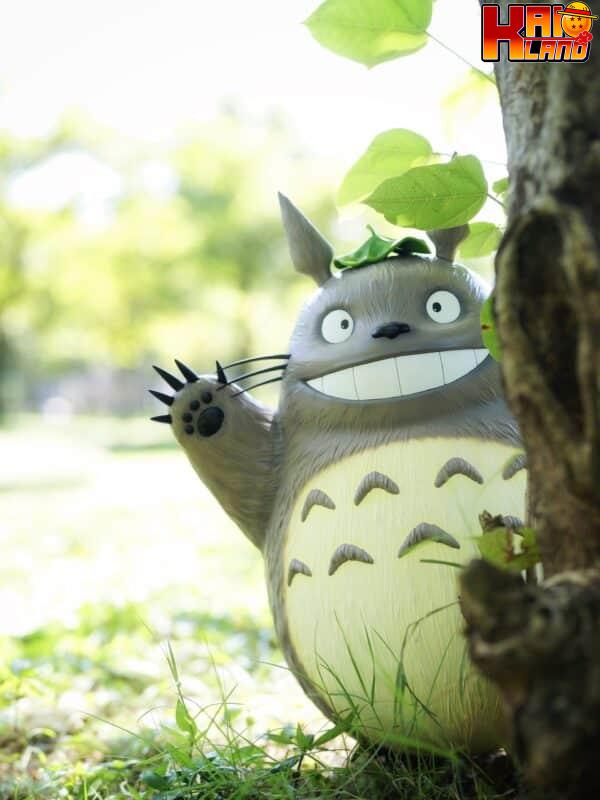 My Neighbour Totoro Long Miao Studio Hello Totoro Resin Statue 4 scaled