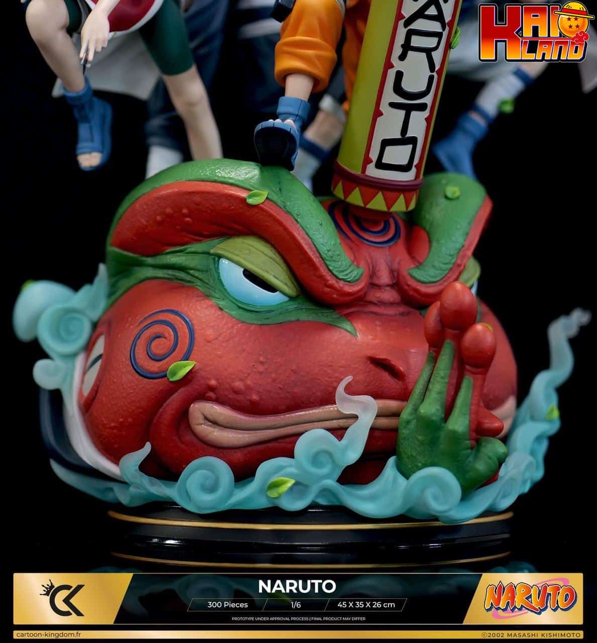 Naruto Cartoon Kingdom Studio Kakashi X Naruto X Sasuke X Sakura Licensed  Resin Statue - Kaioland