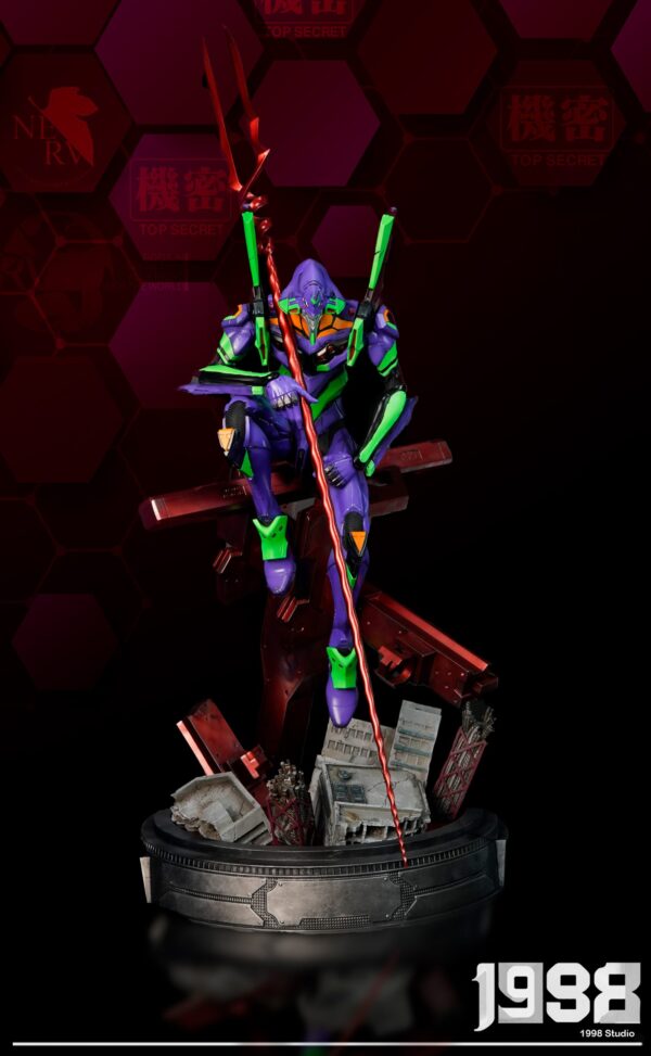 Neon Genesis Evangelion 1998 Studio END EVA Unit 01 Resin Statue 2 scaled