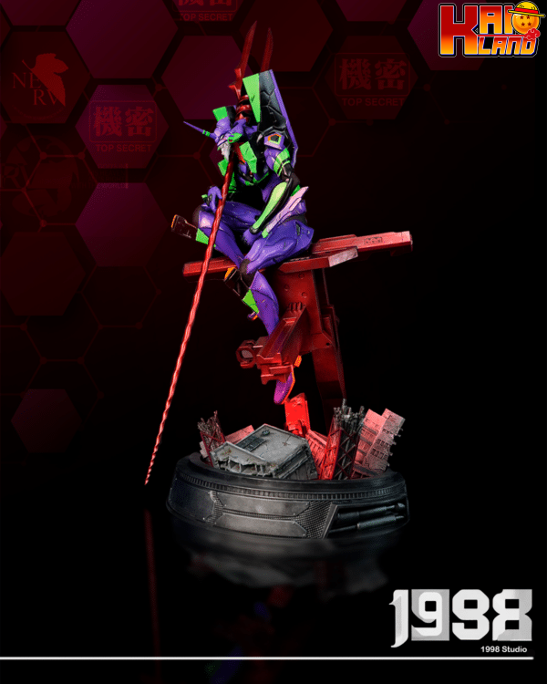 Neon Genesis Evangelion 1998 Studio END EVA Unit 01 Resin Statue 3