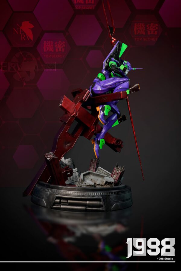 Neon Genesis Evangelion 1998 Studio END EVA Unit 01 Resin Statue 4 scaled